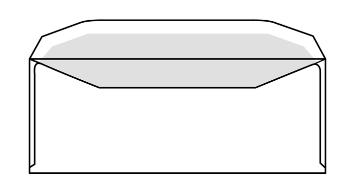 Envelop venster c5/6 114x229 vr 80gr wit