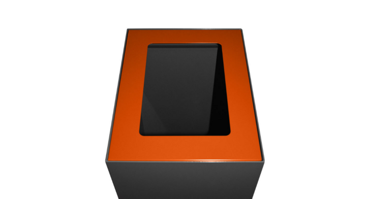 Open Top Voor Modulaire Afvalscheidingsbak | Oranje | VB 191222 - Afvalstroom PMD