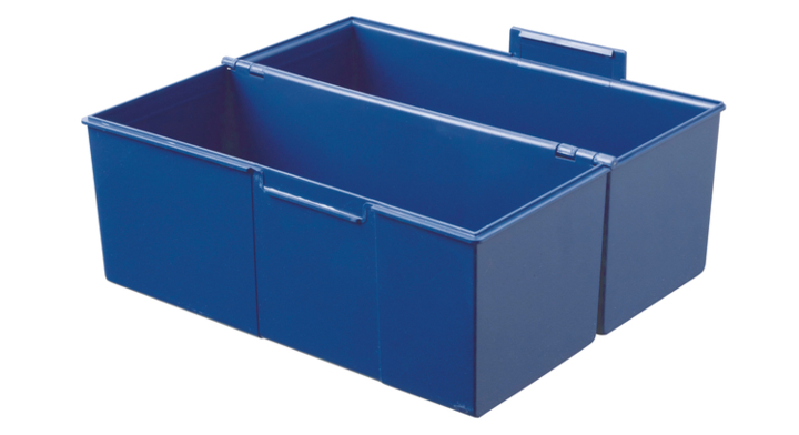 Kaartenbak han breed a5 kunststof blauw(ha-975-14)