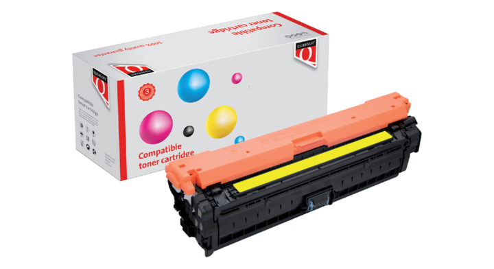 Tonercartridge Quantore alternatief tbv hp ce742a geel(350425-034091)
