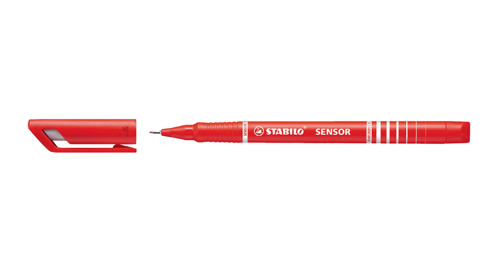 Fineliner stabilo sensor 189 rood