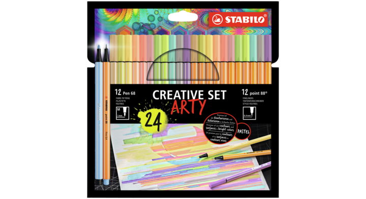 Creative set stabilo 8868/24  arty 24st assorti(8868/24-1-20