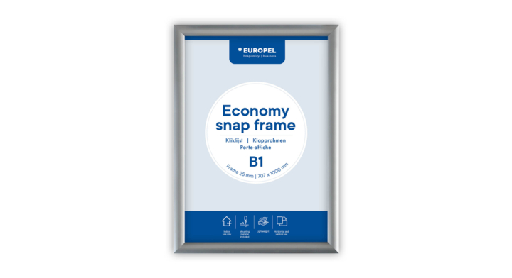Kliklijst europel economy b1 zilver(355098)