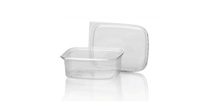 Bakjes, rechthoek, PP,108x82x45mm, 250ml, transp. (1000 st.)