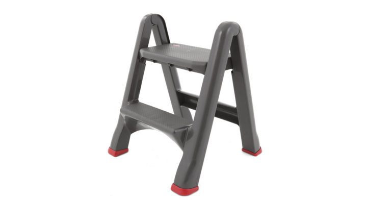 Opvouwbaar Opstap Trapje | 172x486x630mm | Grijs | VB 008605