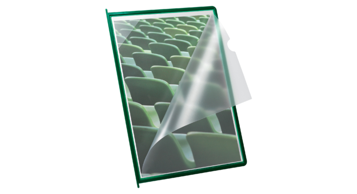 Infotas jalema flex-o-frame met pen a4 groen