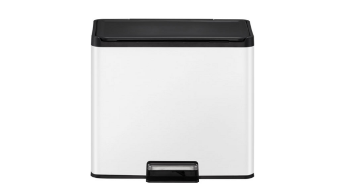 Essential EKO, pedaalemmer, 2x15 liter, wit, VB 822863