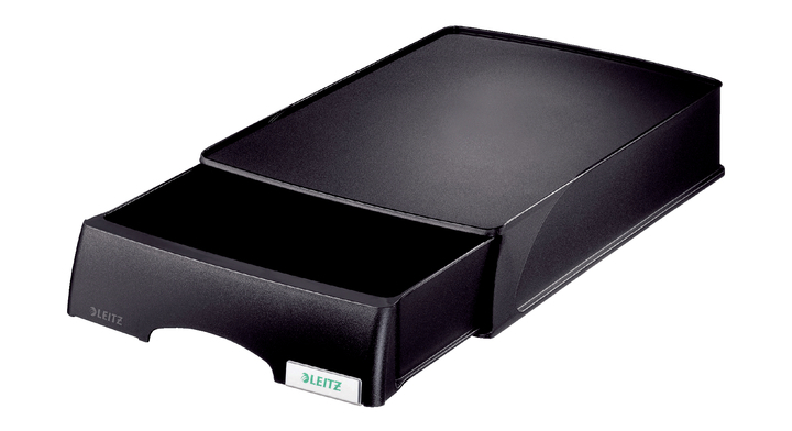 Leitz Plus Maxi, brievenbak met lade A4, zwart, 52100095