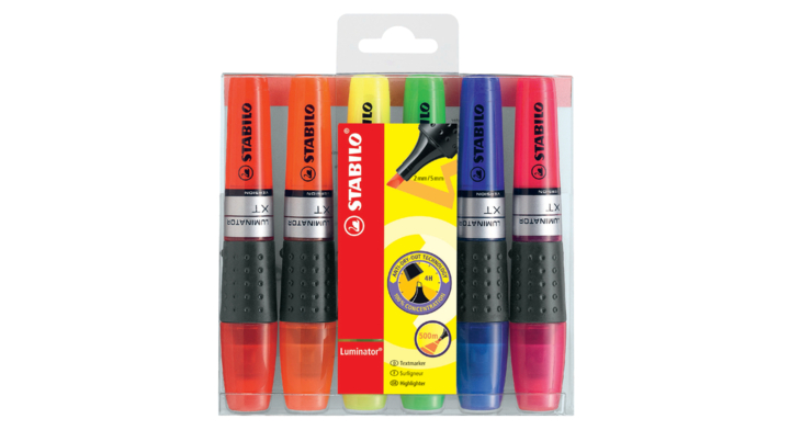 Markeerstift stabilo boss luminator 6 st ass
