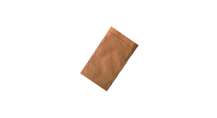 Zakje 17x25cm 1500 Bruin gestreept kraft / ds250