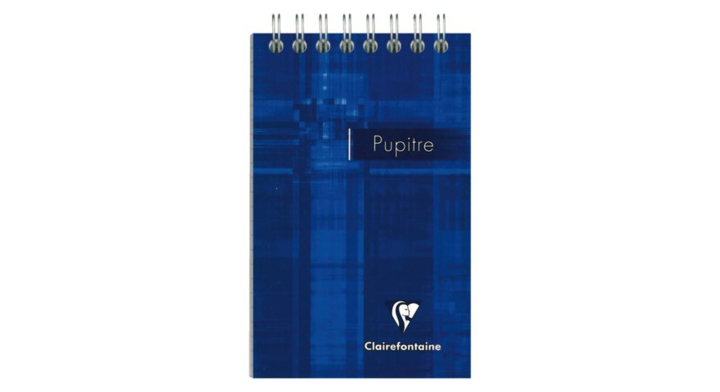 Notitieboek clairef matris spiraal 75x120mm lijn