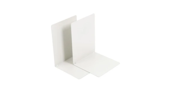 V-Part | Metalen Boekensteun | Wit | RAL9002 | VB 122200 (2 stuks)