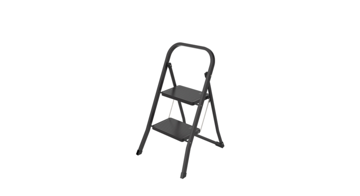 Huishoudtrap brasq 2 treden sl200 zwart(8632601)