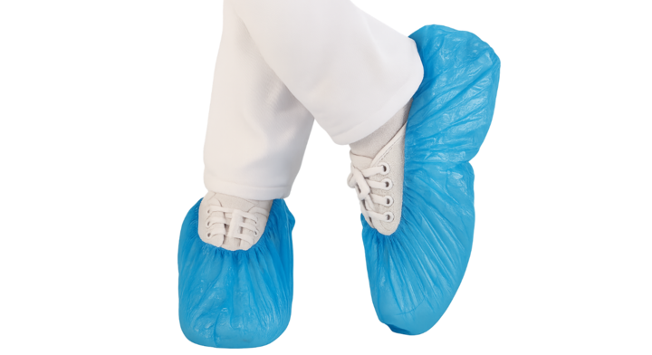 Schoenovertrek | LDPE | Maat 42-46 | 35my | Blauw (2000 stuks)
