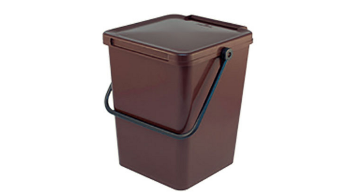 Minimax, circulaire afvalemmer, 10 liter, bruin, VB 188093
