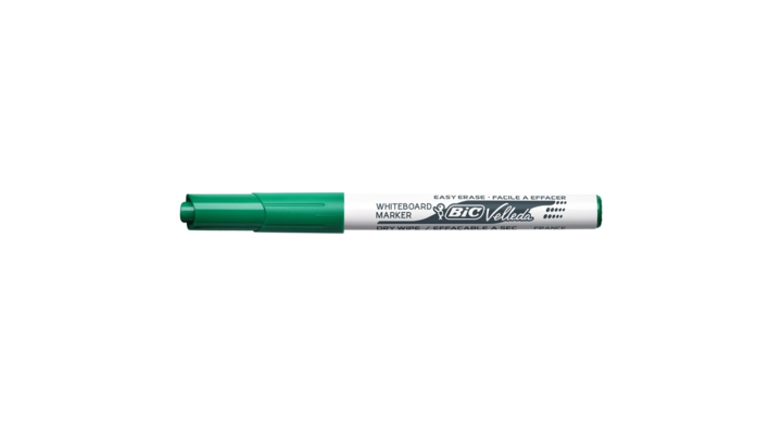Viltstift bic 1741 whiteboard rond 2mm groen