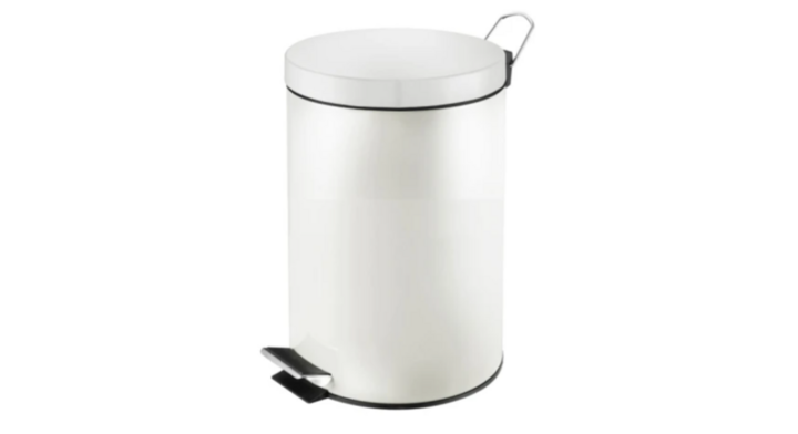 Pedaalemmer met binnenemmer, 20 liter, wit, VB 222220