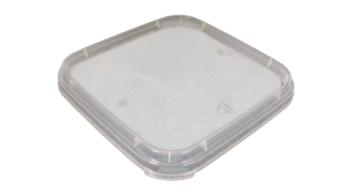 Deksel (seal) vierkant, PP, 199x199mm, transp., (2568 st.)