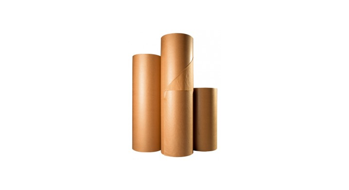 Papier, bruin natronkraft, 70 grams, op rol, 50cm x 285m