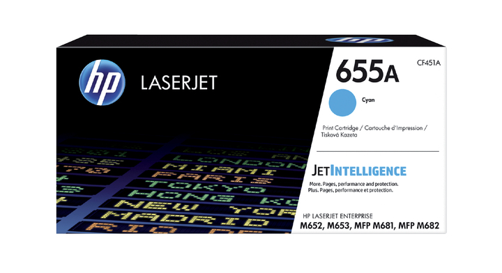 Tonercartridge hp 655a cf451a 10.5k blauw(2813470)