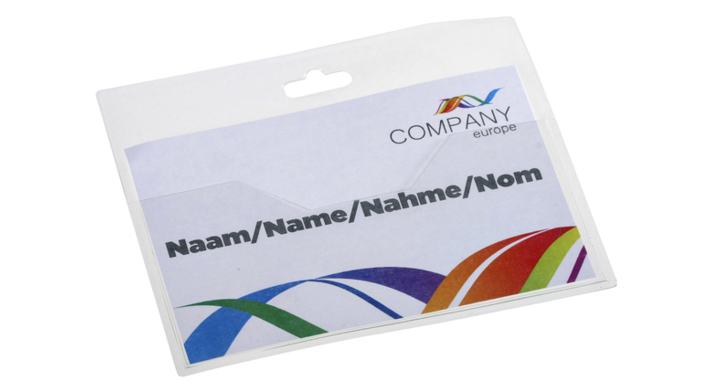 Badge pashouder opus 2 open 90x60mm(121291)