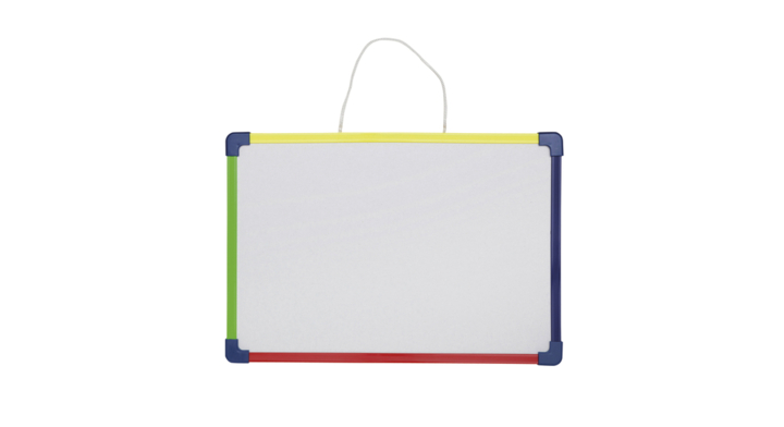 Whiteboard maul 24x35cm 2-zijdig magnetisch staal(6281299)