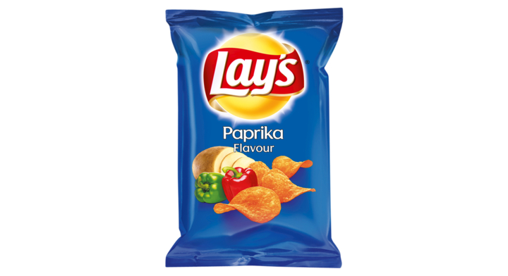 Lay's, chips, 40 gram, paprika, 37154 (1 zakje)