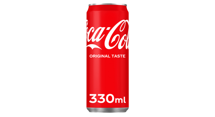 Frisdrank coca cola regular blik 330ml(640098)