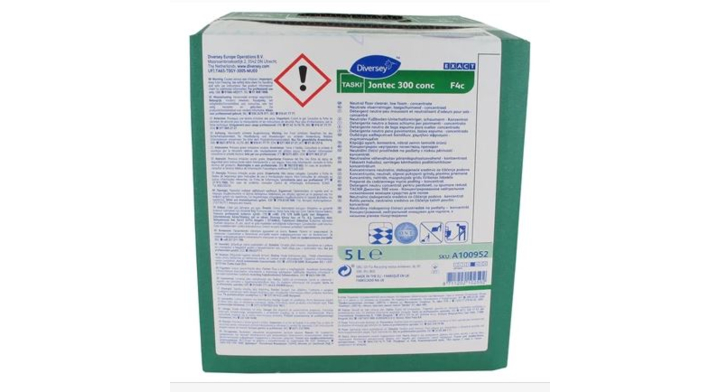 Diversey Taski Jontec 300 conc F4c, vloerreiniger, 5 liter (1 stuk)