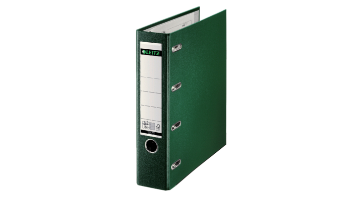 Ordner leitz 1012 a4 80mm pp bank 2mech groen