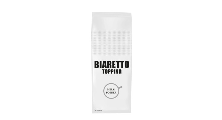 Biaretto, melkpoeder topping, 750 gram, 21114004072 (1 stuk)