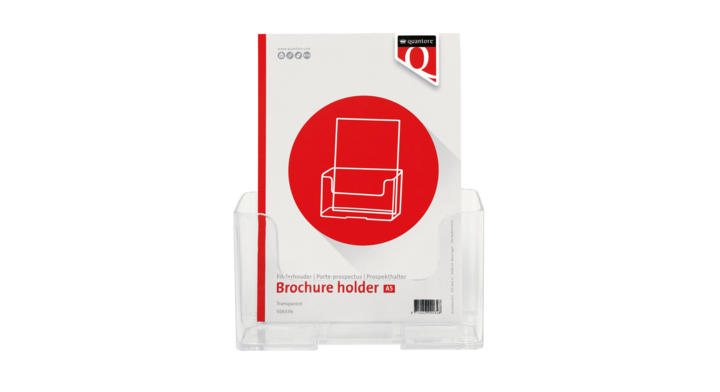 Folderhouder quantore a5 transparant(74901)