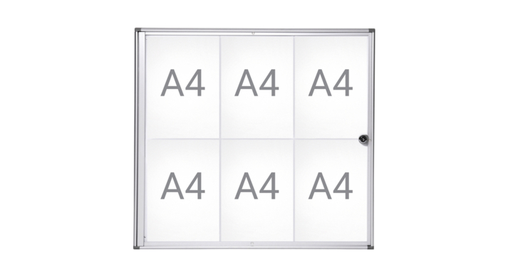Binnenvitrine wand maulextraslim 6xa4 slot(6820608)