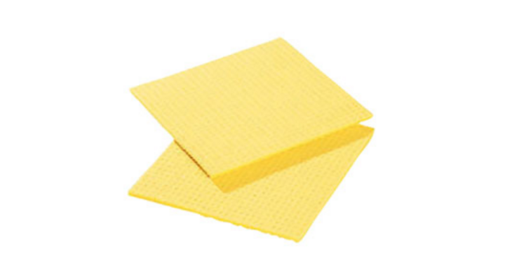 Spontex, cellulose doek, 18.5x20.6cm, geel, VB 125667 (120 stuks)