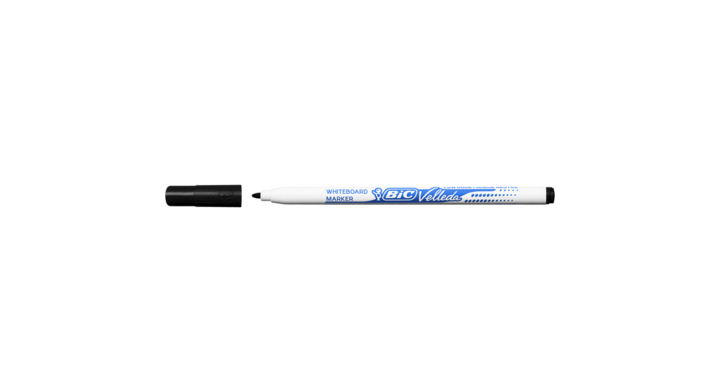 Viltstift bic 1721 whiteboard rond 1mm zwart