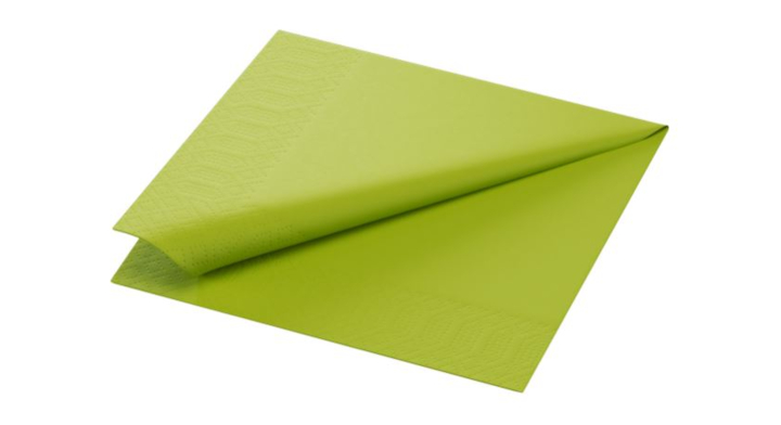 Duni Tissue, servet, 33x33 cm, 3-laags, Kiwi, 149069 (1000 stuks)