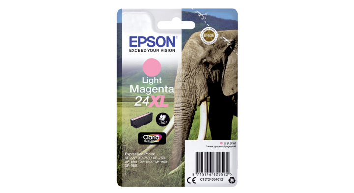 Inkcartridge epson 24xl t2436 lichtrood(2666463)