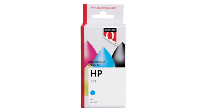 Inkcartridge Quantore alternatief tbv hp c8771ee blauw no 363