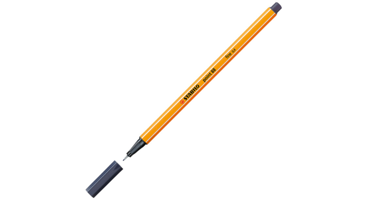Fineliner stabilo point 88/98  payne's grijs(88/98)