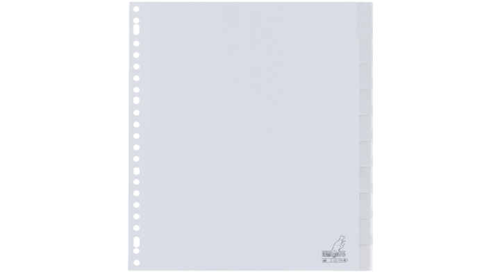 Tabblad kangaro g410fm-b a4 23r pp 10dlg v-tabs bd(g410fm-b)