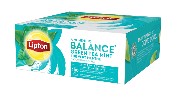 Lipton, groene thee in envelop, 1.5 gram, munt, 18690901 (100 stuks)