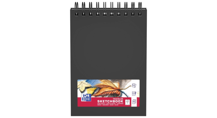 Schetsboek oxford a5 40vel 225gr spiraal(400152645)