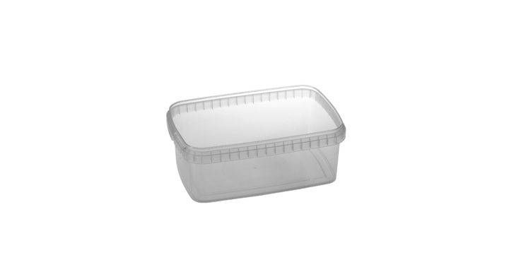 Bak recht, 192x129mm, 1600ml, transparant, RA192 (200 stuks)