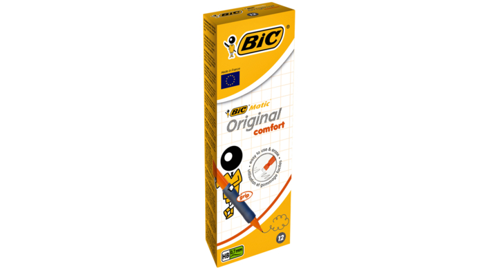 Vulpotlood bic matic grip office 0.7mm 3x9cm stift