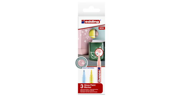 Viltstift edding pastel lakmarker ass(4-751-3-099)