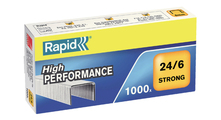 Rapid 24/6, nieten, gegalvaniseerd strong, 24855800 (1000st)