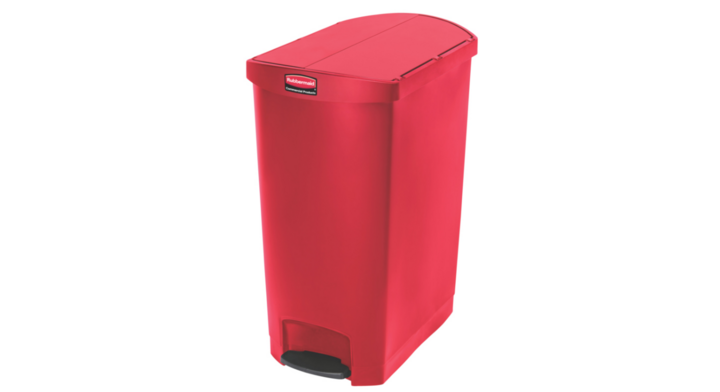 Rubbermaid, Slim Jim container, 90 liter, rood, VB 224153