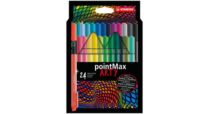 Viltstift stabilo point max arty 488/24-2-20 ass(488/24-2-20