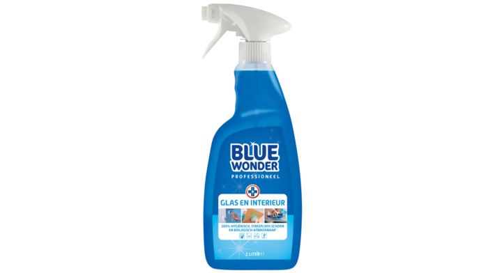 Glasreiniger blue wonder prof glas en int spray 1l(861)