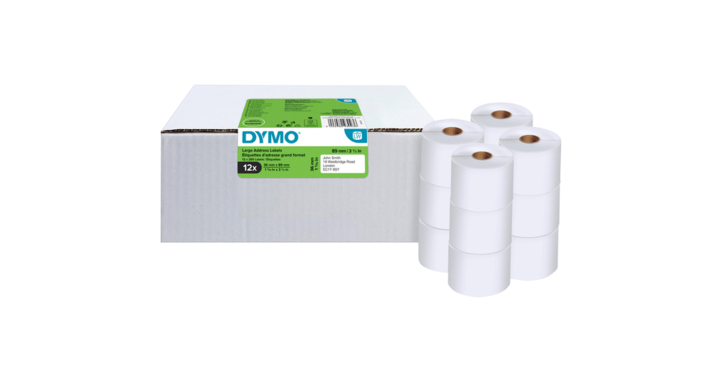 Label etiket dymo 99831 36mmx89mm 3120stuks(2093093)
